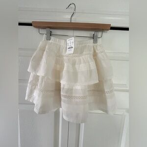Crewcuts Girls’ Eyelet Tiered Skirt in Cotton Voile